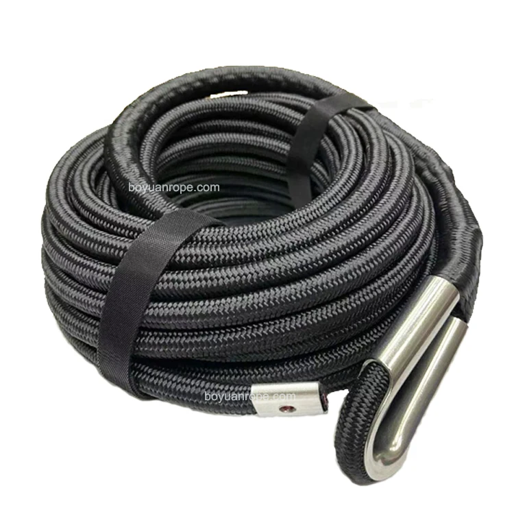 High Strength 15MM 20MM 30MM UHMWPE 12 Strand Winch Rope For Towing