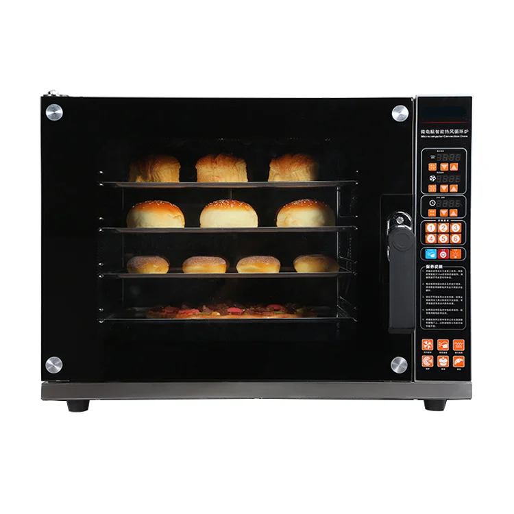 Professional hot air circulation electric oven large baking barbecue cake tart commercial bread oven