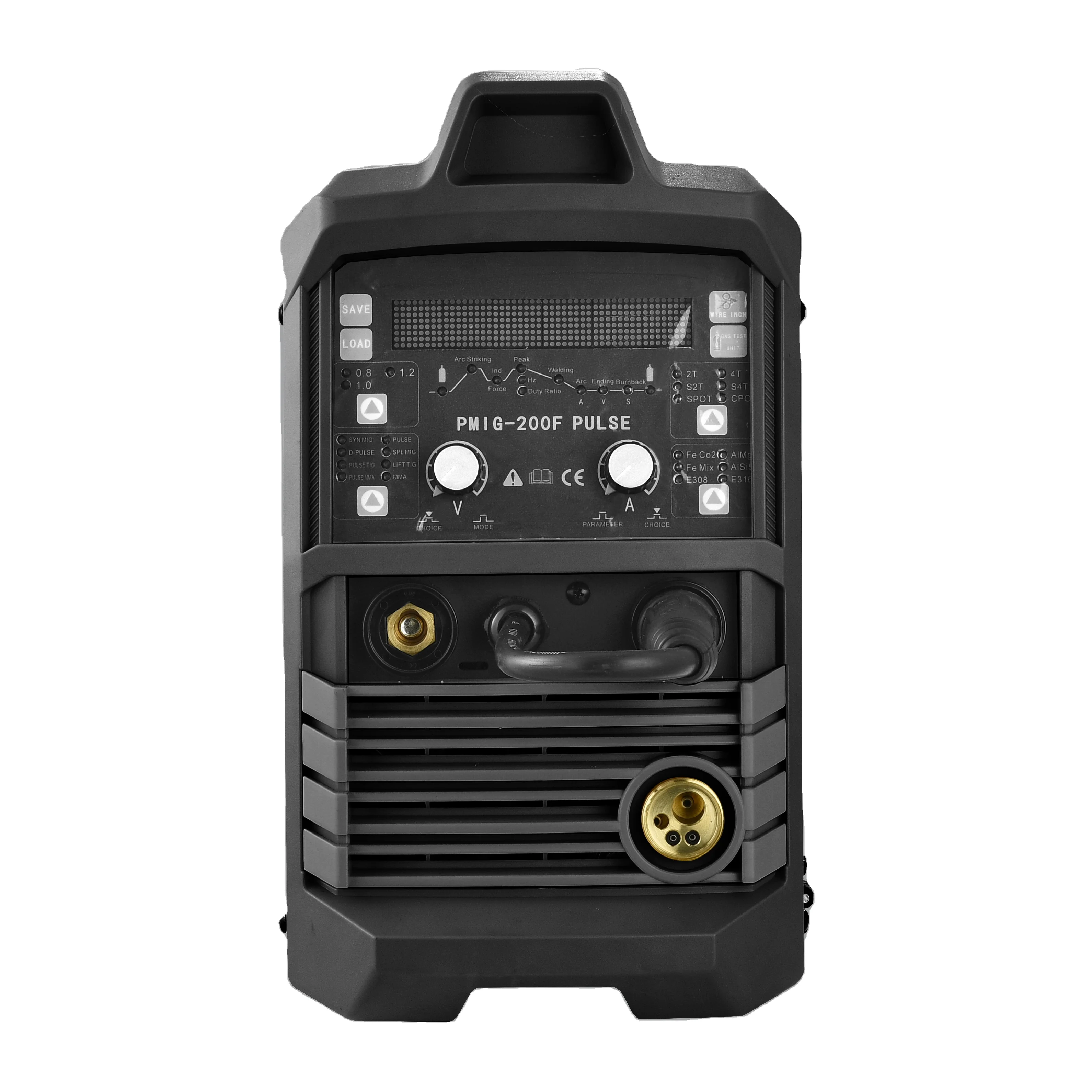 Suptec 3 in 1 double pulse 250amp portable synergic CO2 mig welder maquinas de soldar mig soldador mig for aluminum