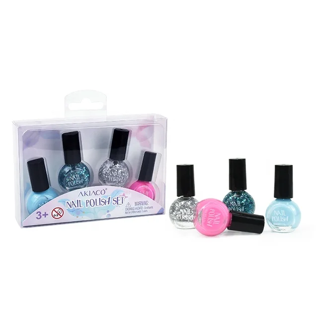 Личная этикетка Akiaco на заказ, Детский Рождественский подарок, Набор лаков для ногтей для веганов