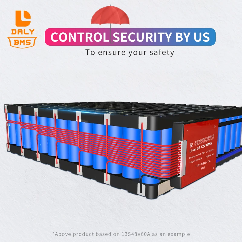 Дейли bms 3 2 V 4s 80A 120A 200A 300A 500A LiFepo4 18650 BMS PCM батарея с балансом для сумки из натуральной кожи lili литий-ионный Литий-полимерный аккумулятор сотового модуль