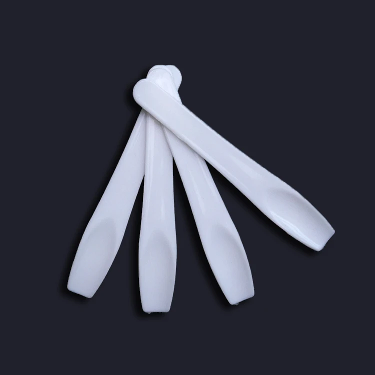 Cosmetic Spatula Scoop Disposable White Plastic Spoon smells applicators Makeup Maquillage Tools for cosmetics