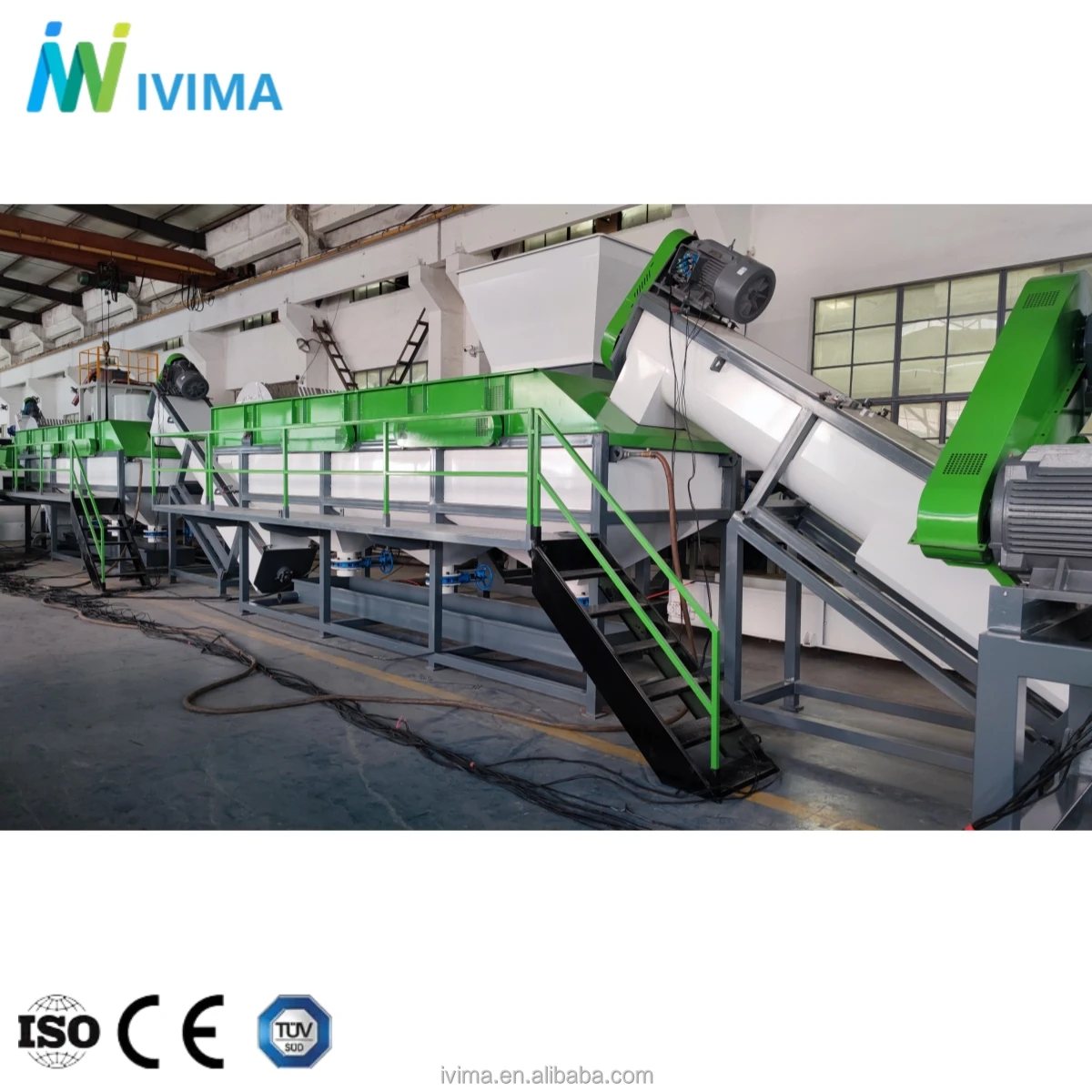 2024 Factory good price waste PET bottles washing line/plastic recycle machinery line