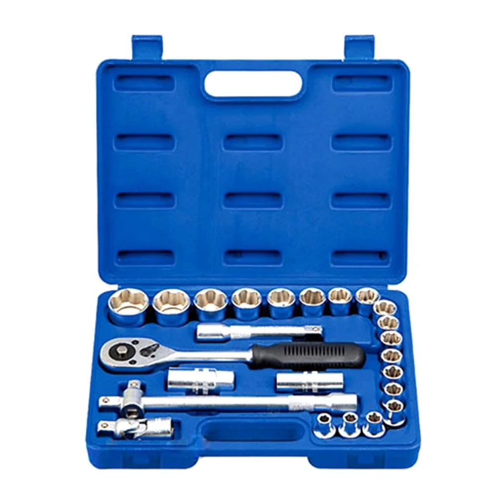26pcs 1/2Dr Socket Wrench Tool Set for Vehicle