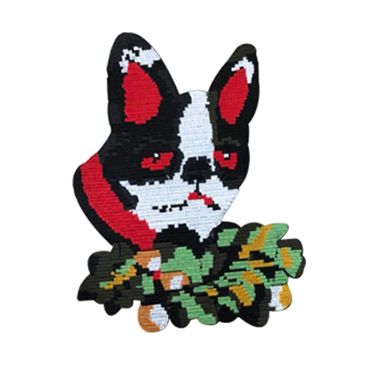 Embroidered Fabric Badge Maker Custom Fashion Brand Logo Applique Laser Cut Embroidery Patches Hat Cap Embroidery Patches