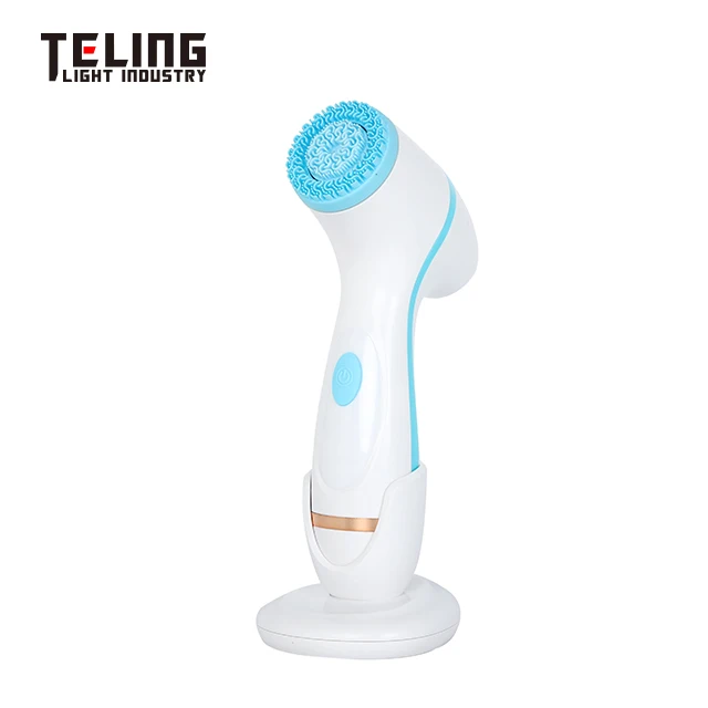 Facial Brush Waterproof Safety Portable Facial Cleansing Brush Wireless Electric Silicone Beauty Instrument Sonic Face Brush