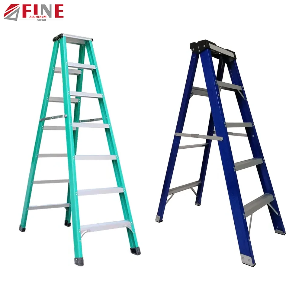 Grade 1 Frp Ladder Fiberglass 3 4 5 6 7 Steps Step Ladder