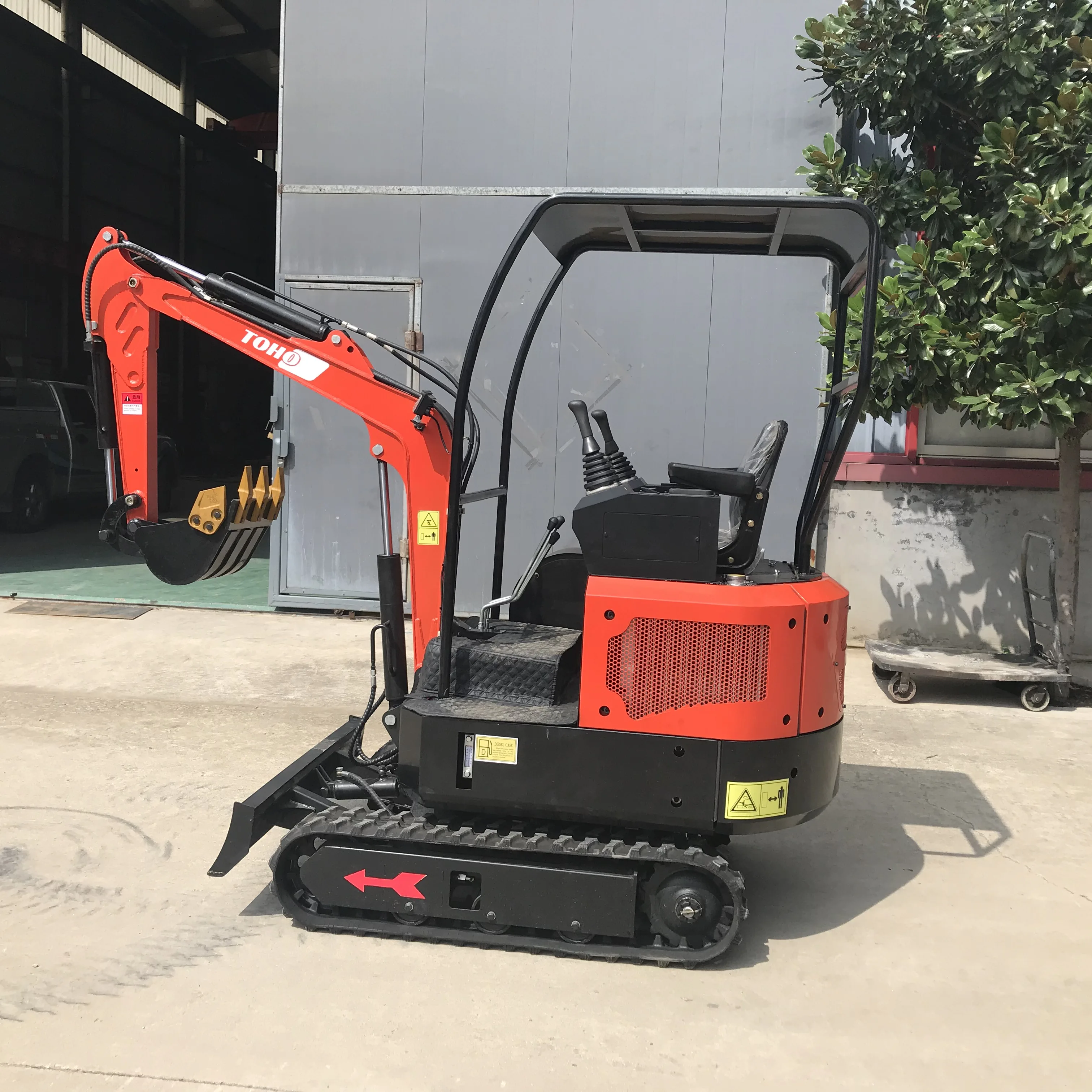 earthmoving machinery  1700kg small digger machine 1.2 ton 1.7 Ton  small Excavator New Mini Excavators  For Sale