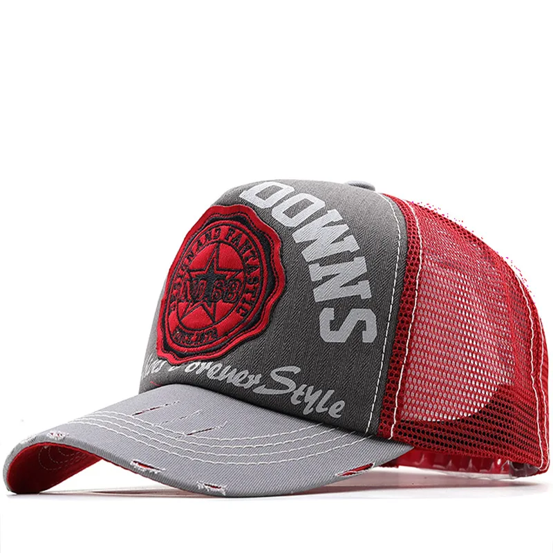 Washed Cotton 3D Embroidered Baseball Cap Washed And Worn New York Cap Wholesale  Ladies Visor Duck Snapback Hip Hop Fitted Hat