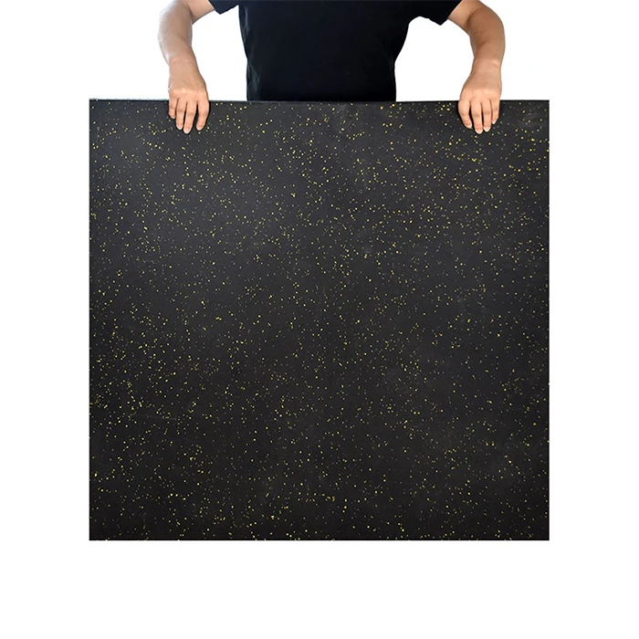 Eco-friendly Customized 10-50mm Epdm Heavy Duty Clipped High Density Non Toxic Tile Rolls Gym Rubber Flooring Mat For Sale