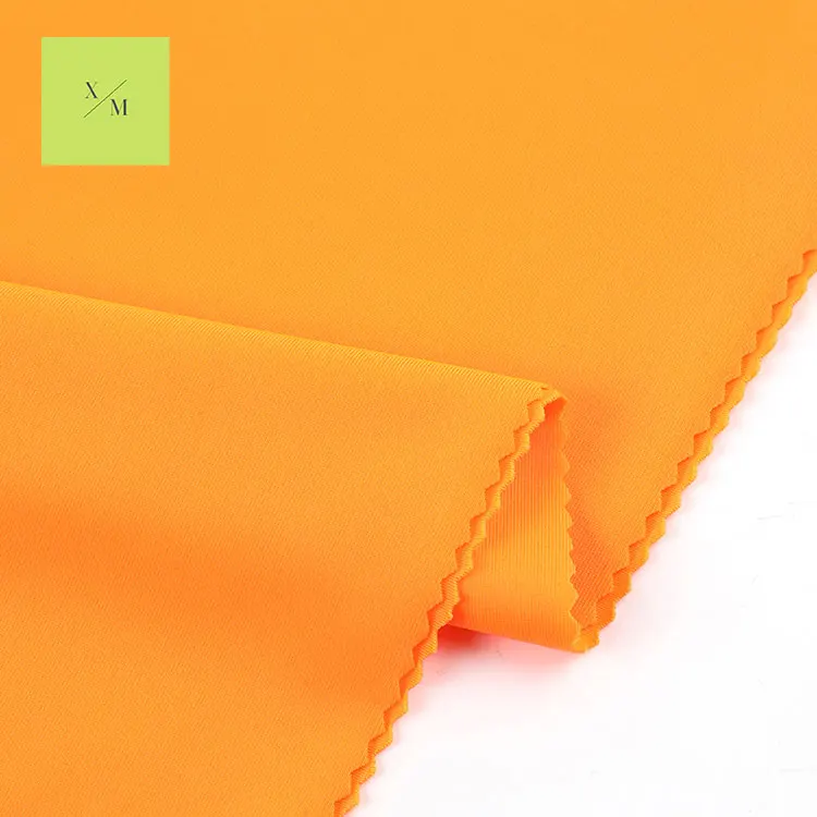 
Hot selling 2021 POLY LYCRA 220-225GSM plain single style with tear resistance sustainable used in apparel sportswear swimwear 
