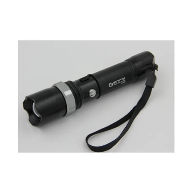 Outdoors Patrol High Power Hotel Flashlight Led Rechargeable Tactical Aluminum Telescopic Zoom Torch Lights