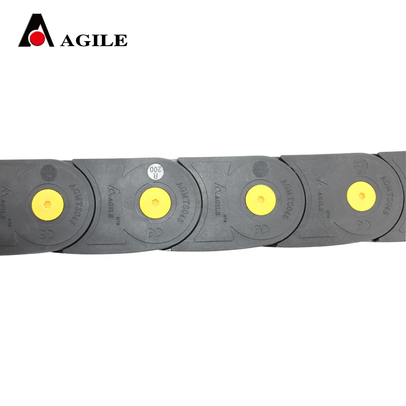 45*120 MTS series open type cnc reinforced nylon cable carrier