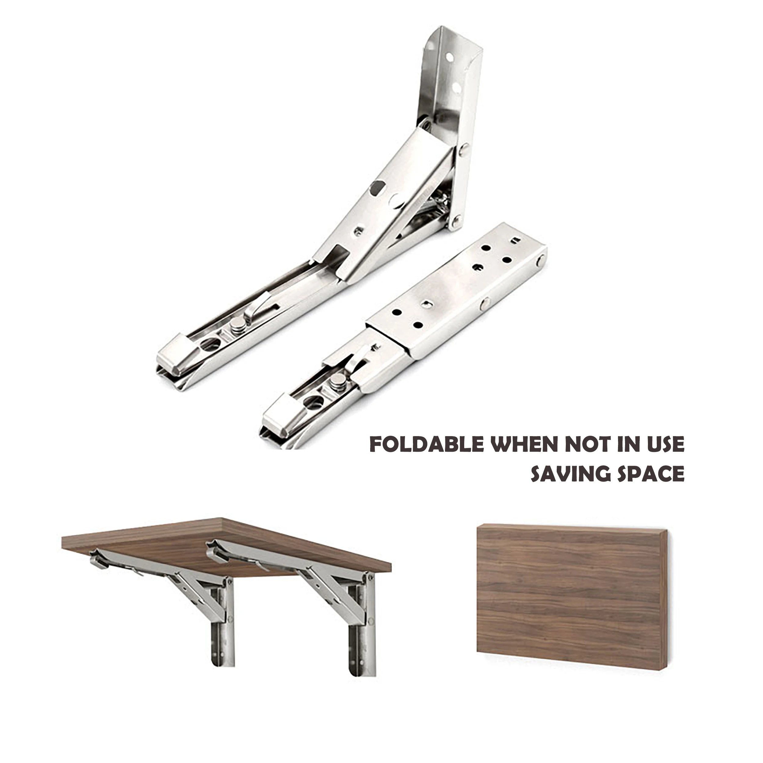 Заводская изготовленная на заказ металлическая 90-градусная Регулируемая стеновая боковая Монтажная Полка Поддержка аппаратного складного стола плавающие полки кронштейн