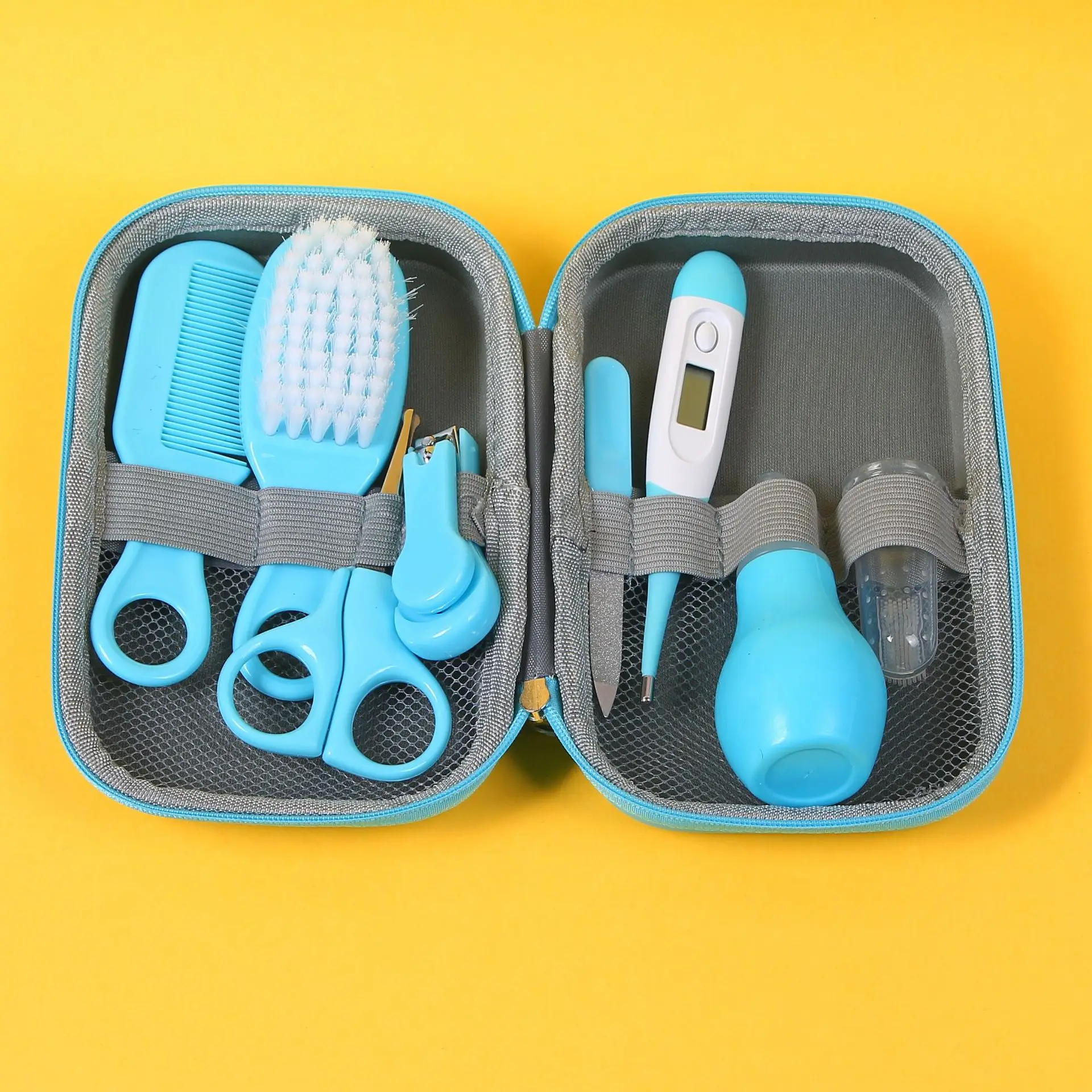 Baby Care 8Sets/9Sets Nail Clippers Feeding Spoons Combs Thermometers Nasal Aspirator Set