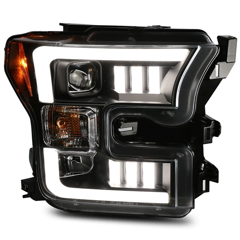 15-17 F150 ксеноновый налобный фонарь для сборки, двойной светильник Raptor, все светодиодные налобный фонарь shark