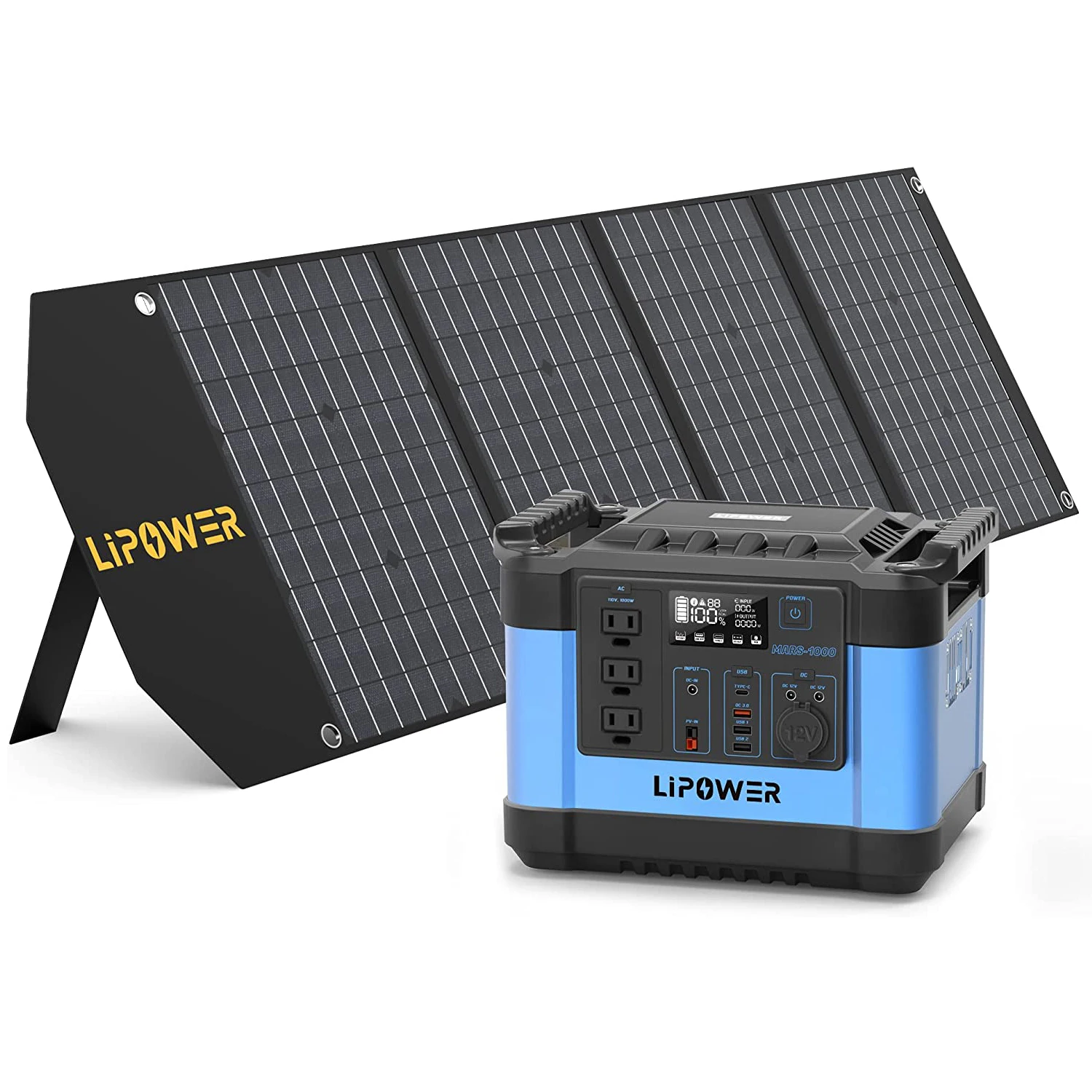 Solar Generator 5000 Watt Hot Sale Off Grid Portable Power Station 1KW With Panel for Home Camping