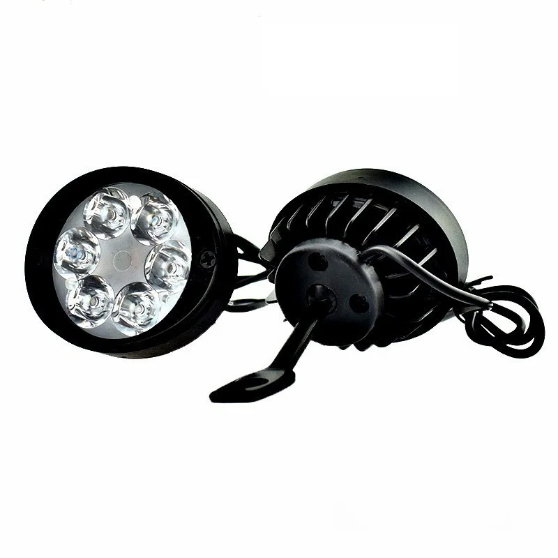 12V 1200LM система освещения мотоцикла водонепроницаемый IP65 мотоцикл боковой зеркало с подсветкой 6000K передняя фара