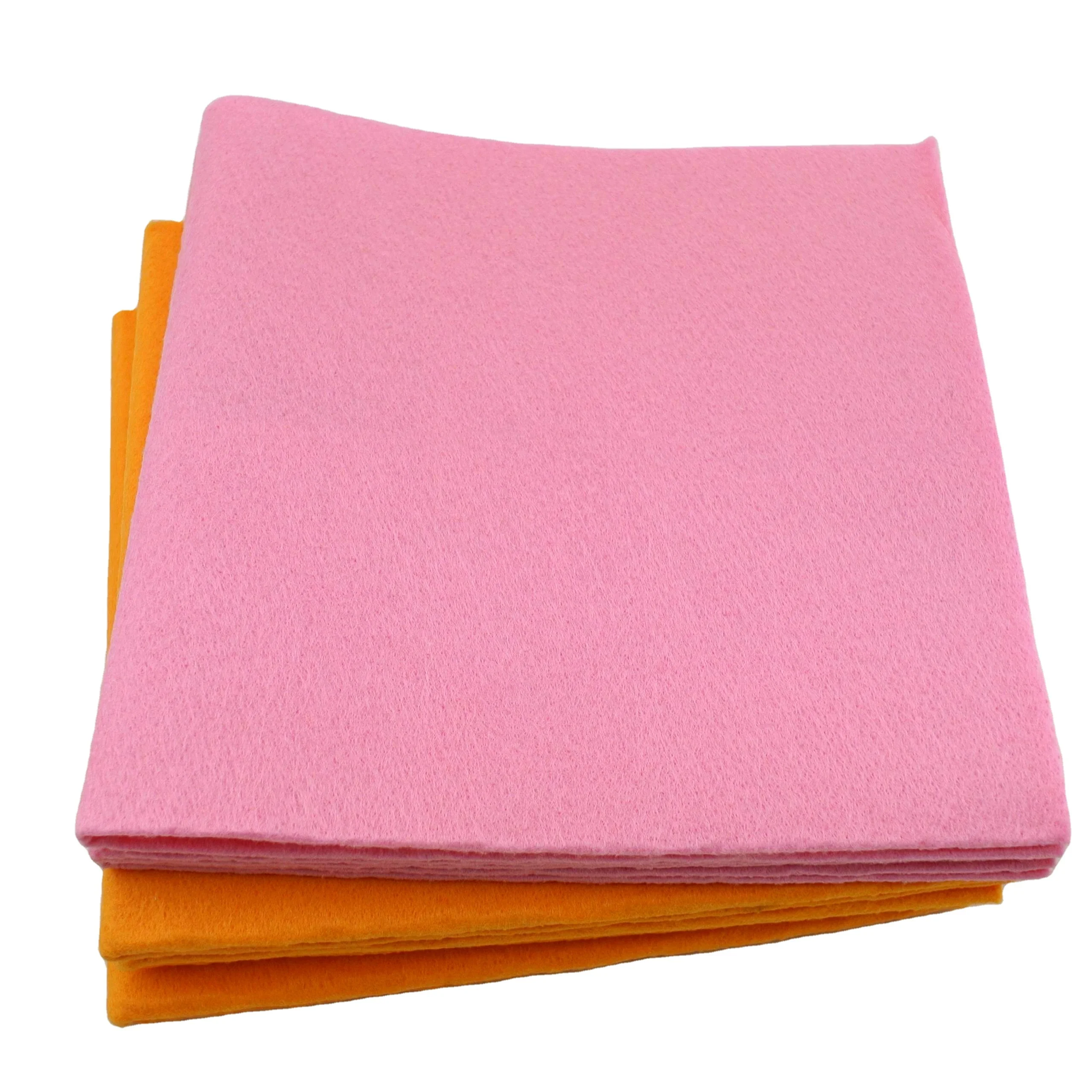 Household multi-purpose super water and oil absorbent needle punched technics germany nonwoven cleaning cloth