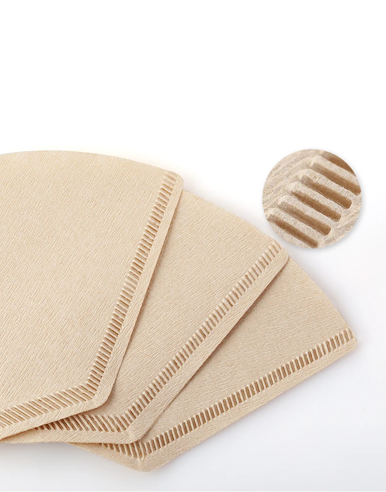 zeroHero Wood Pulp Sector Coffee Filter 4