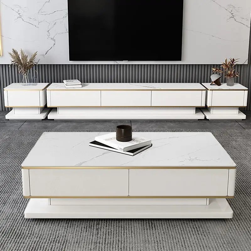 Hot sale Minimalist TV Stands Coffee Table Combination Home Suspended TV Cabinet modern Small Apartment Wall-mounted TV Stand