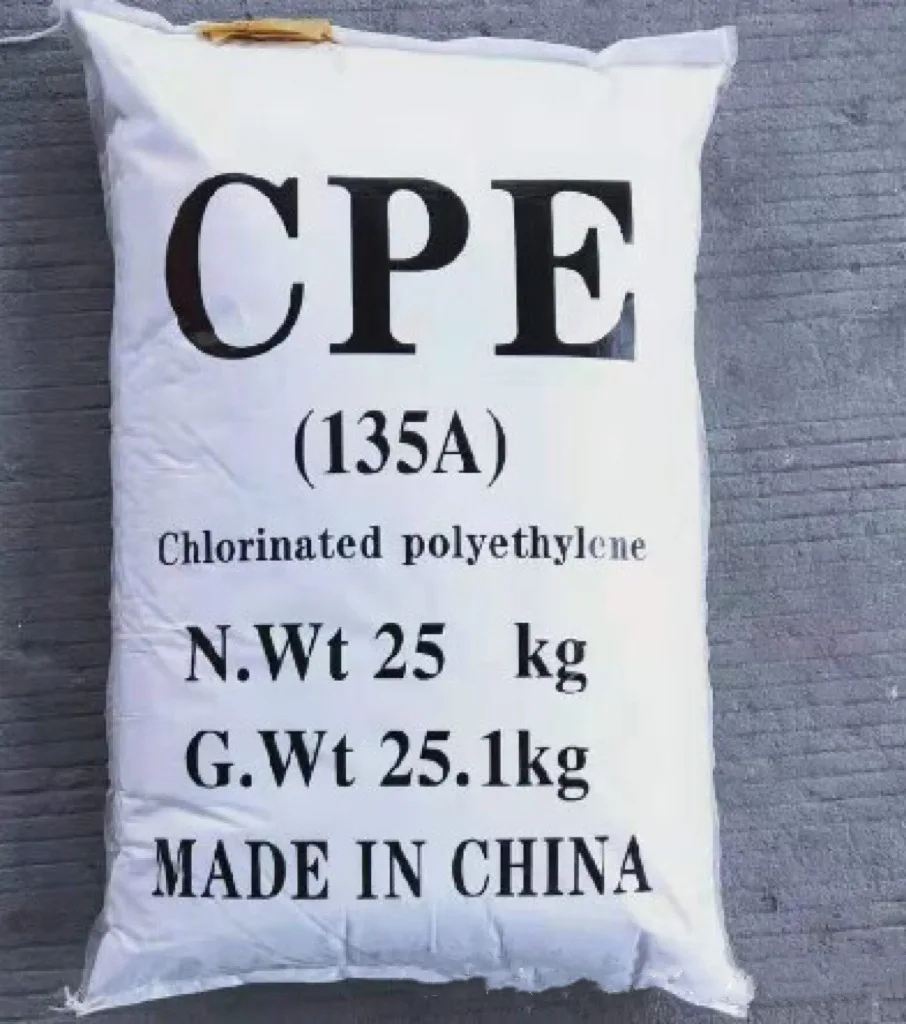 Low price sale CPE 135a chlorinated polyethylene 135b chemical  pvc additive plastic impact modifier CAS 64754-90-1