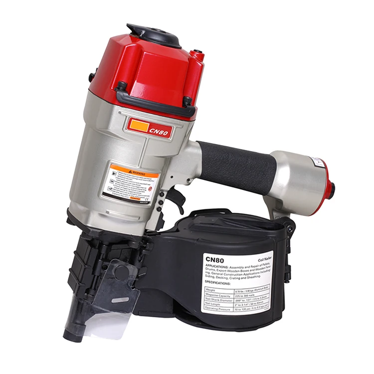 CN70 Professional Industrial Pneumatic Coil Siding Nailer Air Coil Nailer