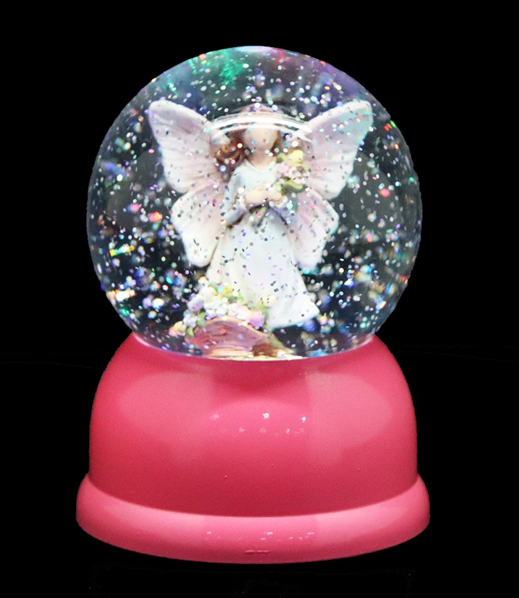 Custom Plastic Decoration Led Lantern Popular Give A Little Girl Or Girlfriend Crystal Ball Fairy Snow Globe