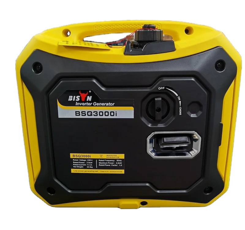 High Quality 2000 2kw Pure Sine Wave Recoil Mini Power Portable silent inverter Gasoline Generator generator With Electric start