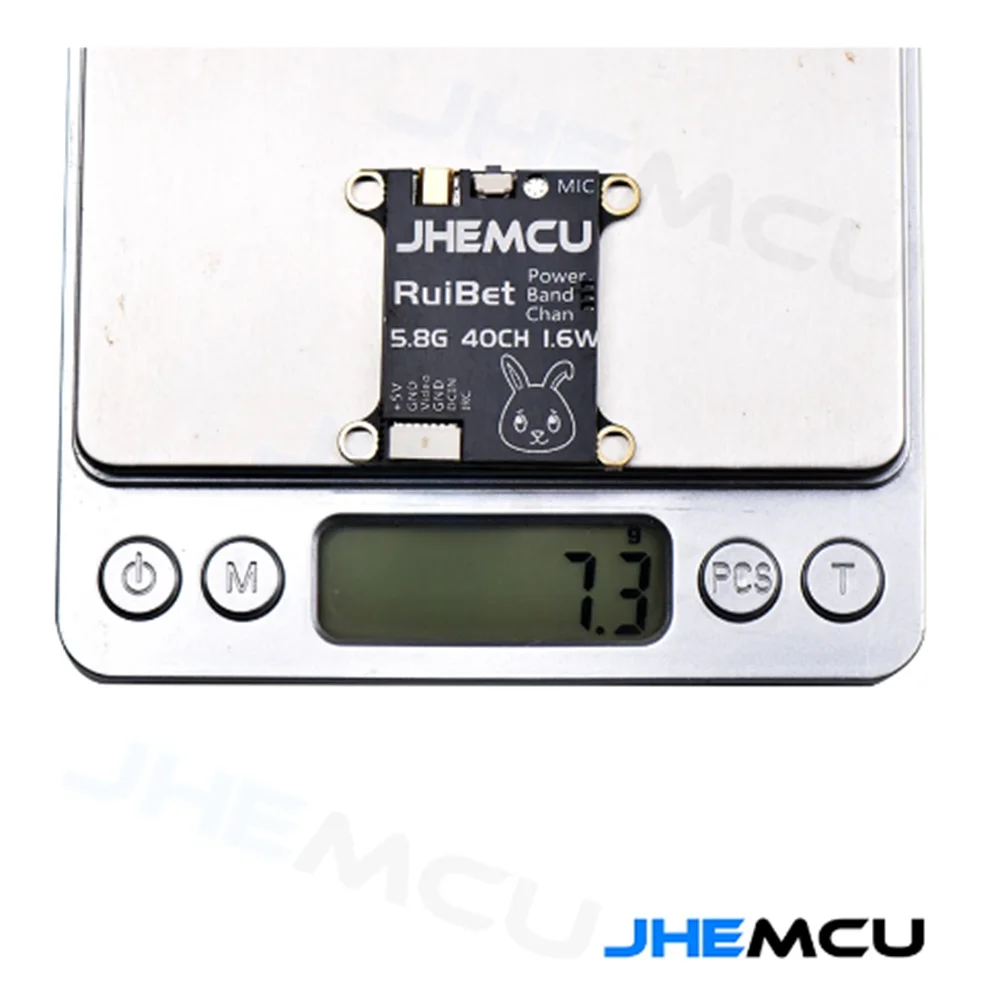 JHEMCU RuiBet Tran-3016W 5 8 Г 40CH 1 6 Вт PitMode Регулируемый VTX Встроенный микрофон 2-6S 30x30 мм для радиоуправляемого самолета FPV большой дальности