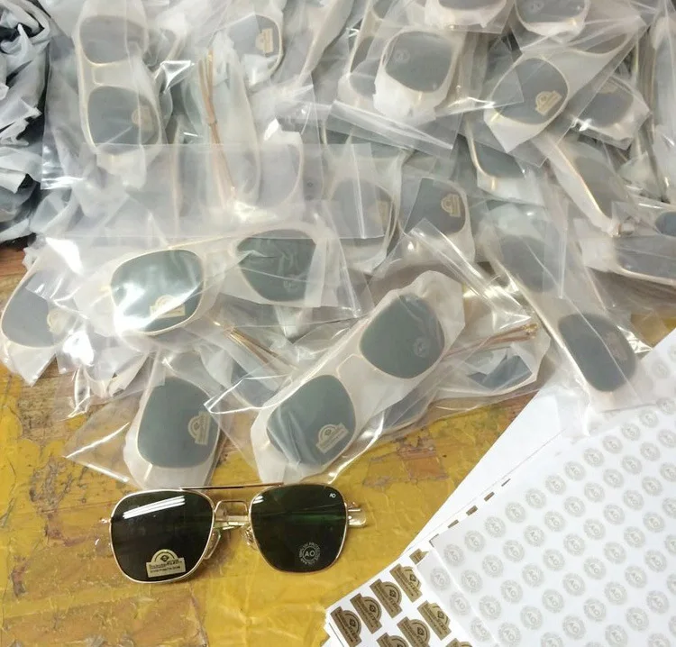 Fashion Glasses AO Sunglasses American Optical Pilot Driving Glass Lens Oculos De Sol