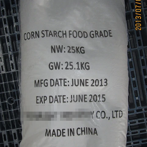 Food Grade white powder Corn Starch