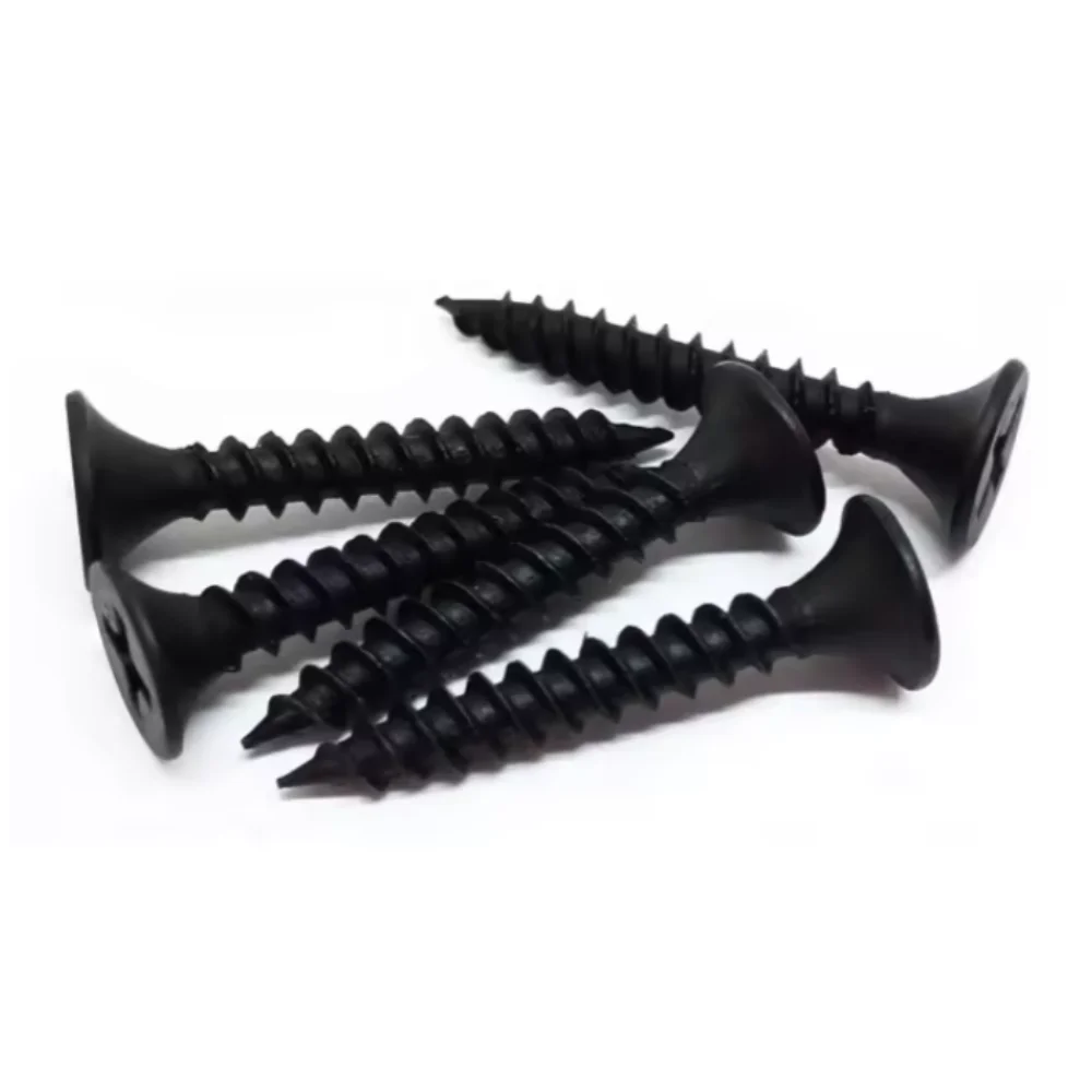 Safety Fine Coarse Thread Bugle Head Black Phosphate Good Price Gypsum Drywall Screws for Construction Indoor and Outdoor