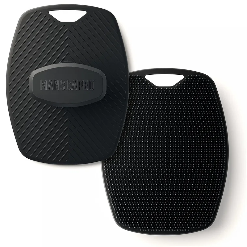 Горячая Распродажа, Прямоугольная Черная силиконовая щетка для ванны для мужчин с подвесным отверстием