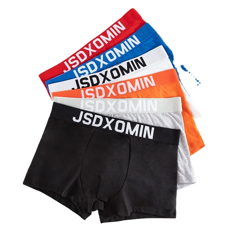 Оптовая продажа сексуальное мужское нижнее белье трусы хлопковые мягкие мужские дышащие трусы-брифы