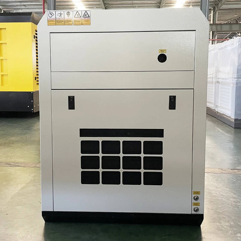 Durable 37KW Oil-Free Water-Lubricated Screw Compressor Silent and Reliable for Pile Foundations