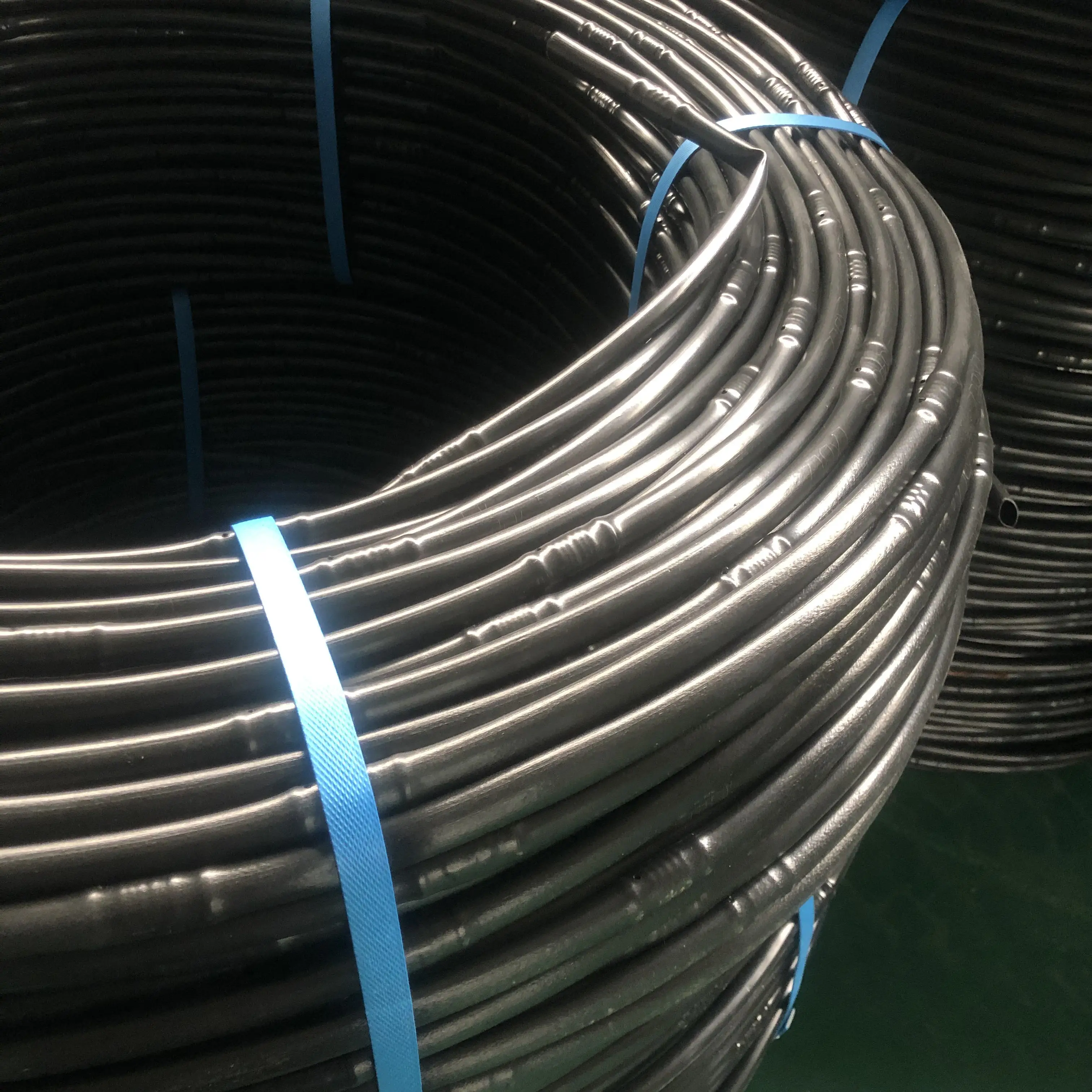 underground pvc pe 100 material agricultural plastic 12.7 mm hdpe poly drip irrigation pipes