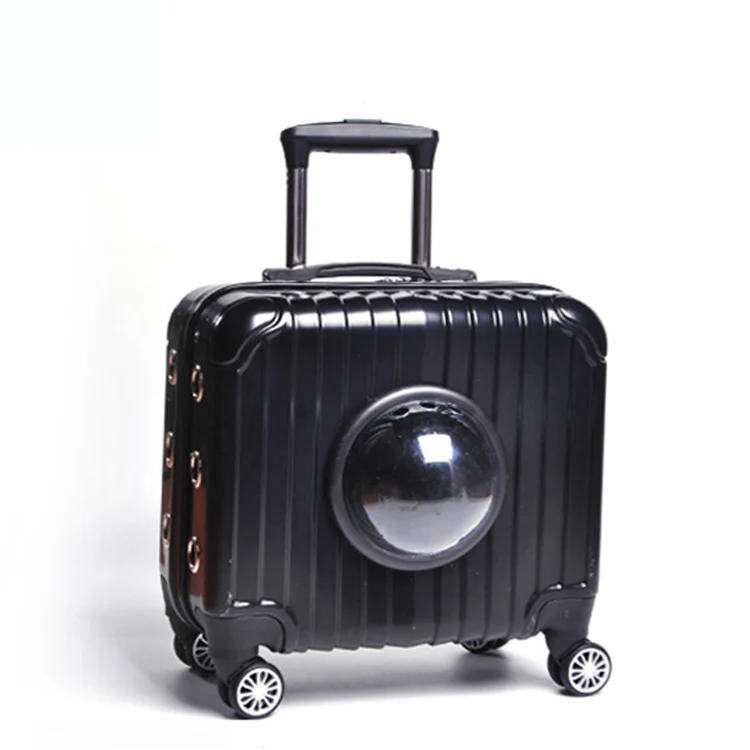 Hot Selling Luxury Large Capacity Travel Weekend Pet Trolley Bag Oxford Go to Park Cat Kitten Puppy Stroller