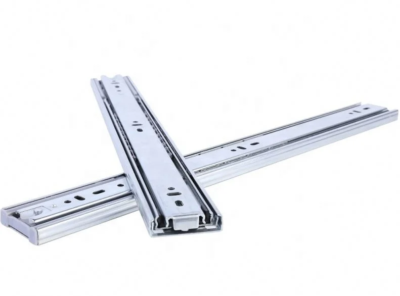 DTC telescopic auto single spring soft close tandem box ball bearing rail drawer slide