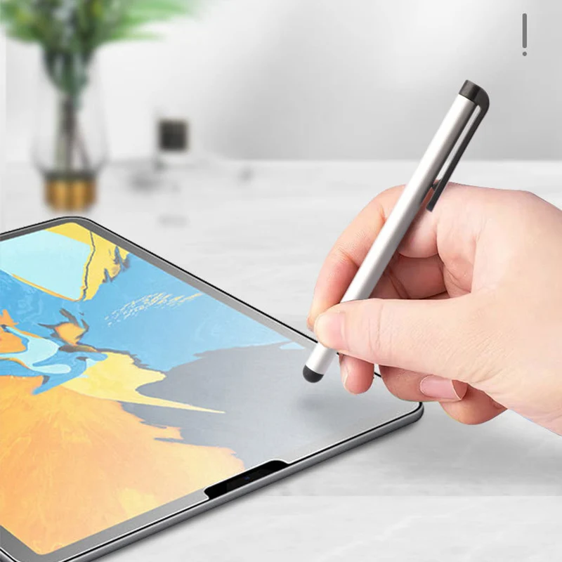 Metal Capacitive Touch Stylus Screen Pen For iPad Air Mini For iPhone Samsung Xiaomi Universal Tablet PC Smart Phone Pencil