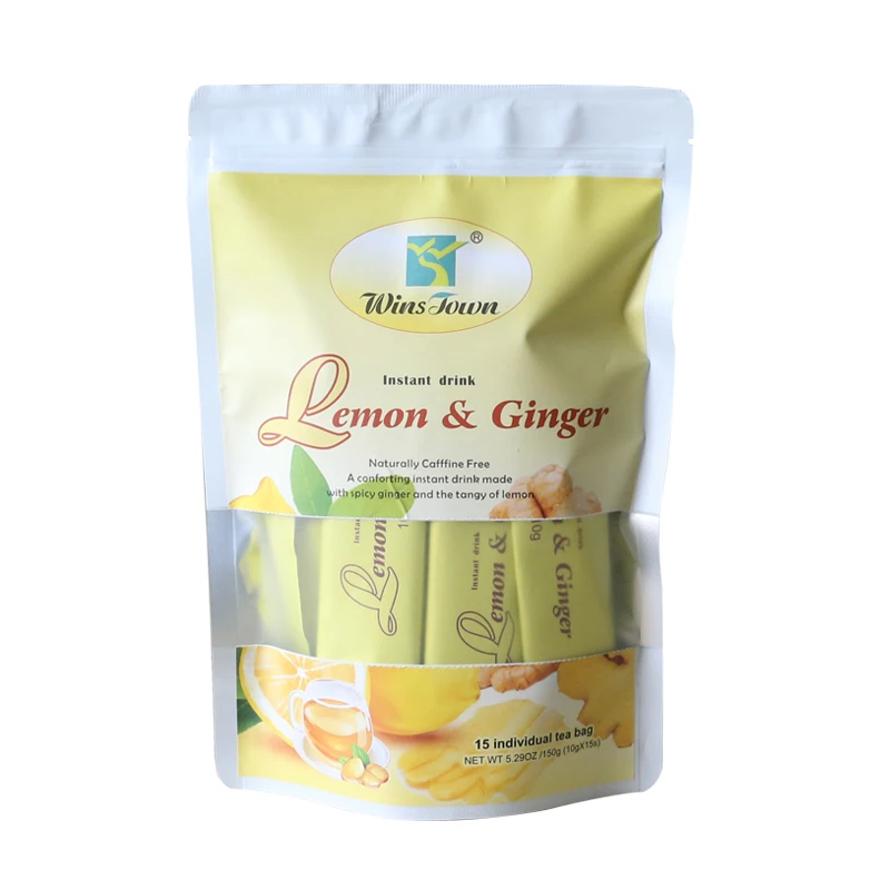 Tea Wholesale China Healthy Brown  Lemon ginger tea