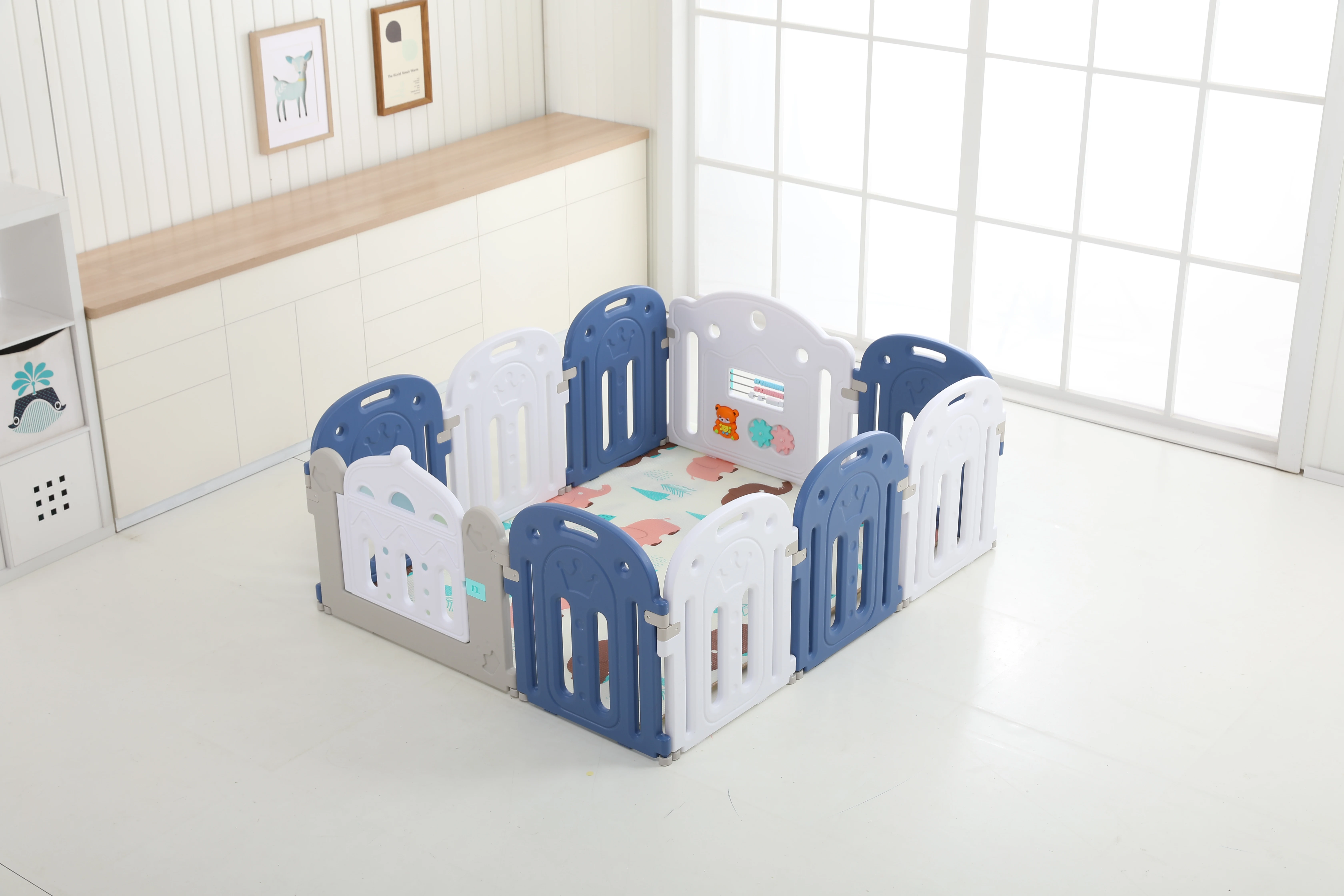 Fantasy Fence Portable Baby Play Yard Playpen Multicolor Color Corner