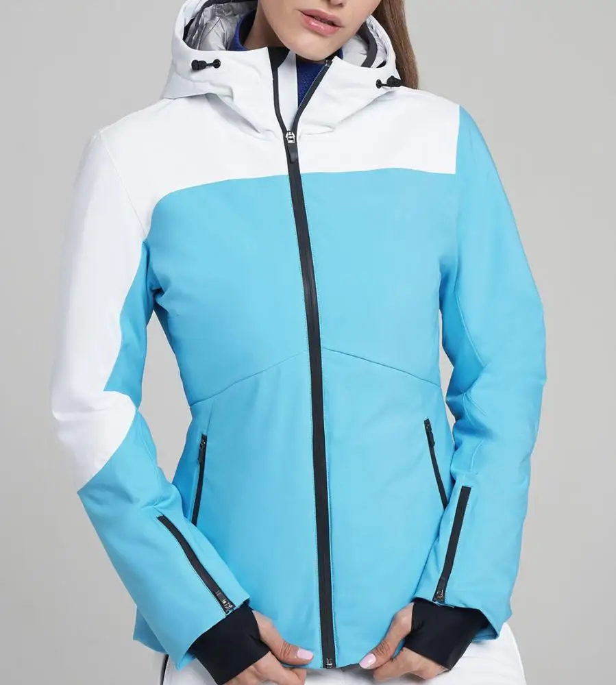 High Quality Winter Hooded Sports Snow Jacket Fashion Waterproof Breathable Women Ski Jacket