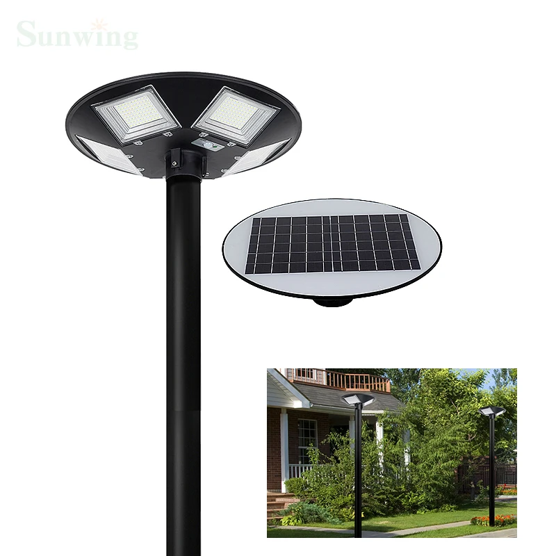 
Multi power IP65 outdoor waterproof integrated UFO led solar garden light with remote controle 