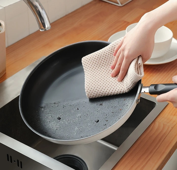34*34 CM 38g Cotton Towel Stock waffle kitchen tea kitchen towels 100% cotton reusable kitchen towel