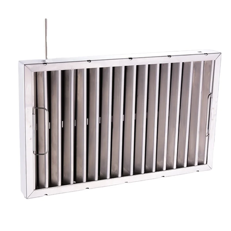 Kitchen Range Hood Stainless Steel Baffle Grease Filter