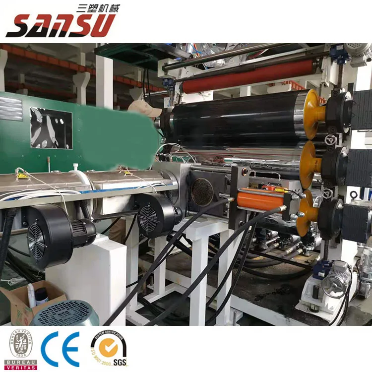 china supplier second hand PVC PE PP PET plastic Sheet Extruder
