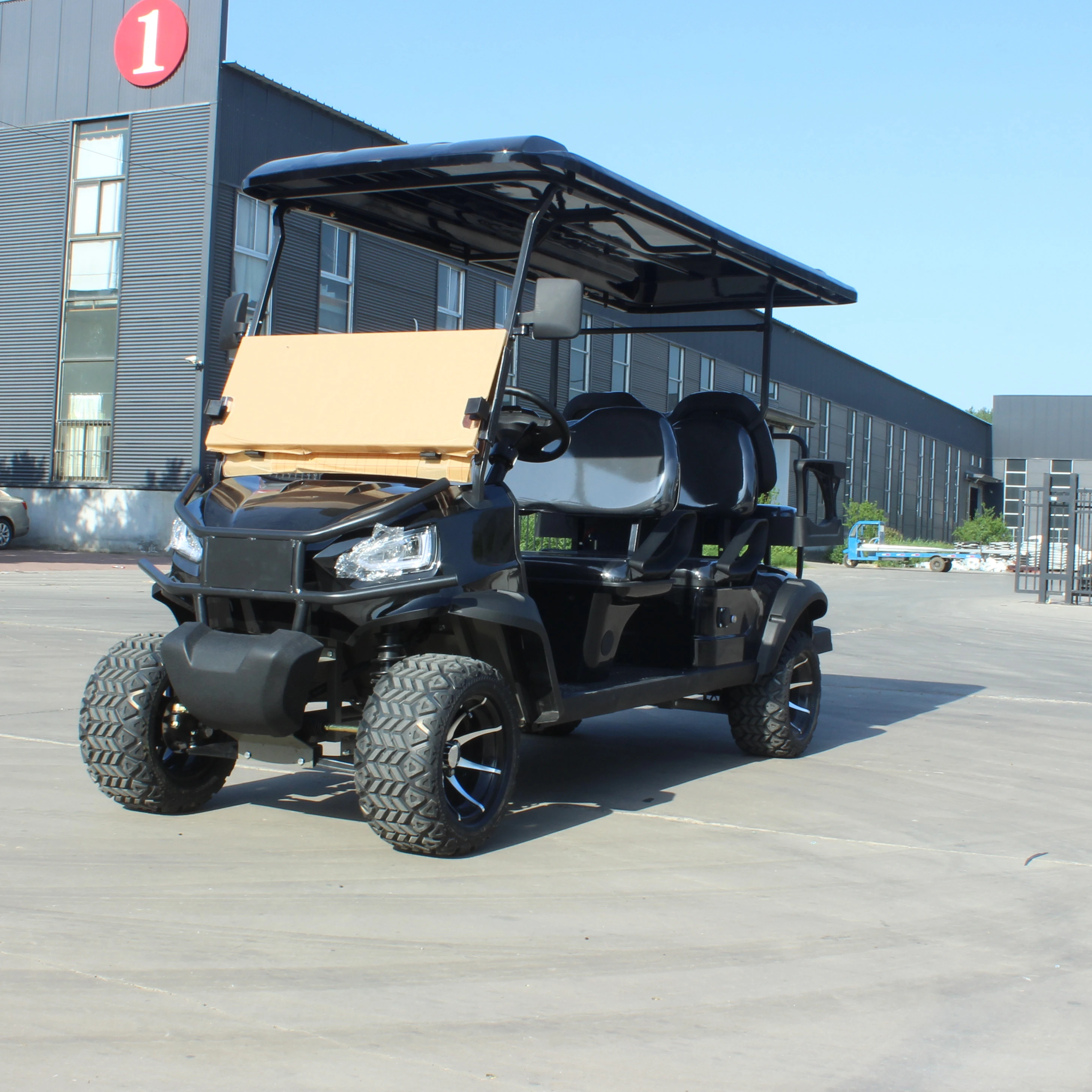 WELIFTRICH  4+2seater  6 seater electric golf cart for sale front disc brake front independent suspension