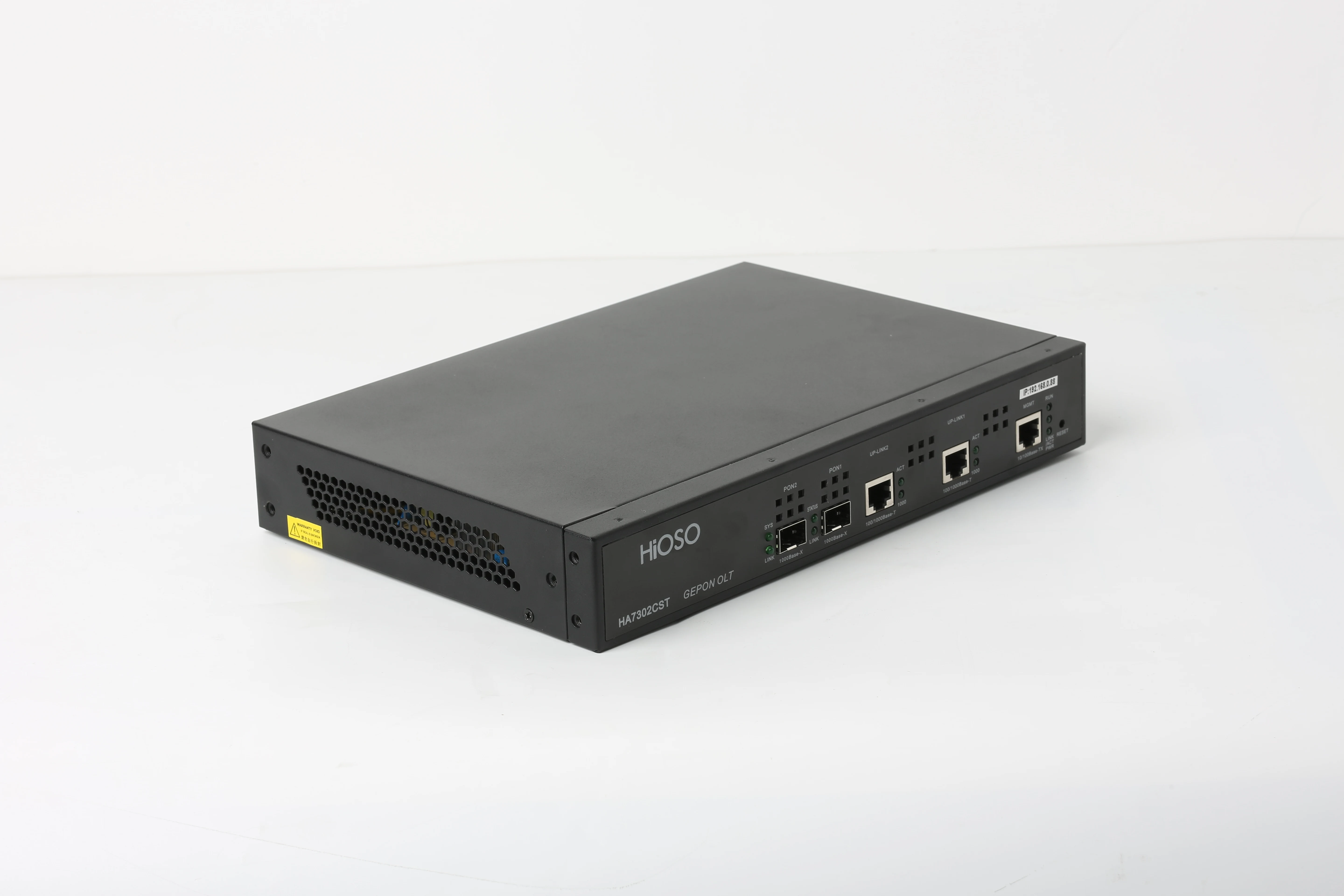 Not included pon modules HiOSO Epon olt 2 port supply most brand onu mini 2pon olt fiber optic equipment