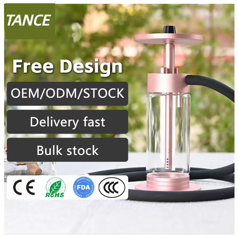 Factory Wholesale Luxury Design Portable Shisha Hookah High-grade Aluminum Hookah With High Quality
